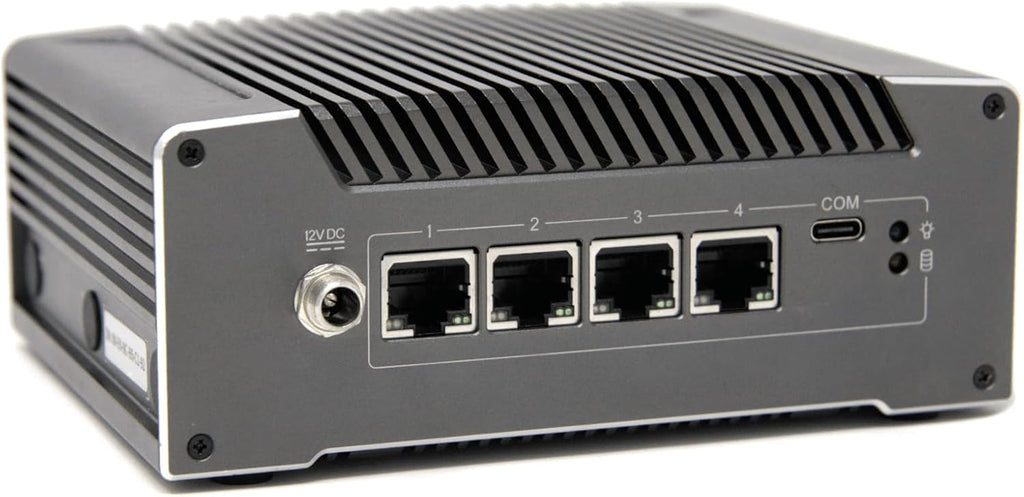 Protectli Vault V1410-4 Port, Micro Appliance/Mini PC - N5105, 4X 2.5G NICs, 8GB LPDDR RAM on-Board, 32GB eMMC on-Board