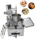 Kolice Commercial Propane Heating Donuts Frying Machine Donuts Maker Doughnut Frying Making Machine- 3 Different Molds to Make Ball/Flower/Ring Shaped Donuts, Dia.1.18~3.54 inches