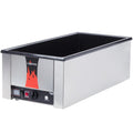 Vollrath 72055 Heat N' Serve Commercial Food Reheater, Four Third-Size Pan Capacity, Dual 800W Elements, Thermoset Resin Well, Capillary Thermostat, Stainless Steel, 120V, 28-3/4' x 13-3/4, Silver