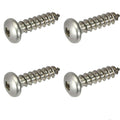 Square Drive Pan Head Sheet Metal Screws 316 Stainless Steel #10 X 2' 250 Pcs self Tapping Screws Metal B2B