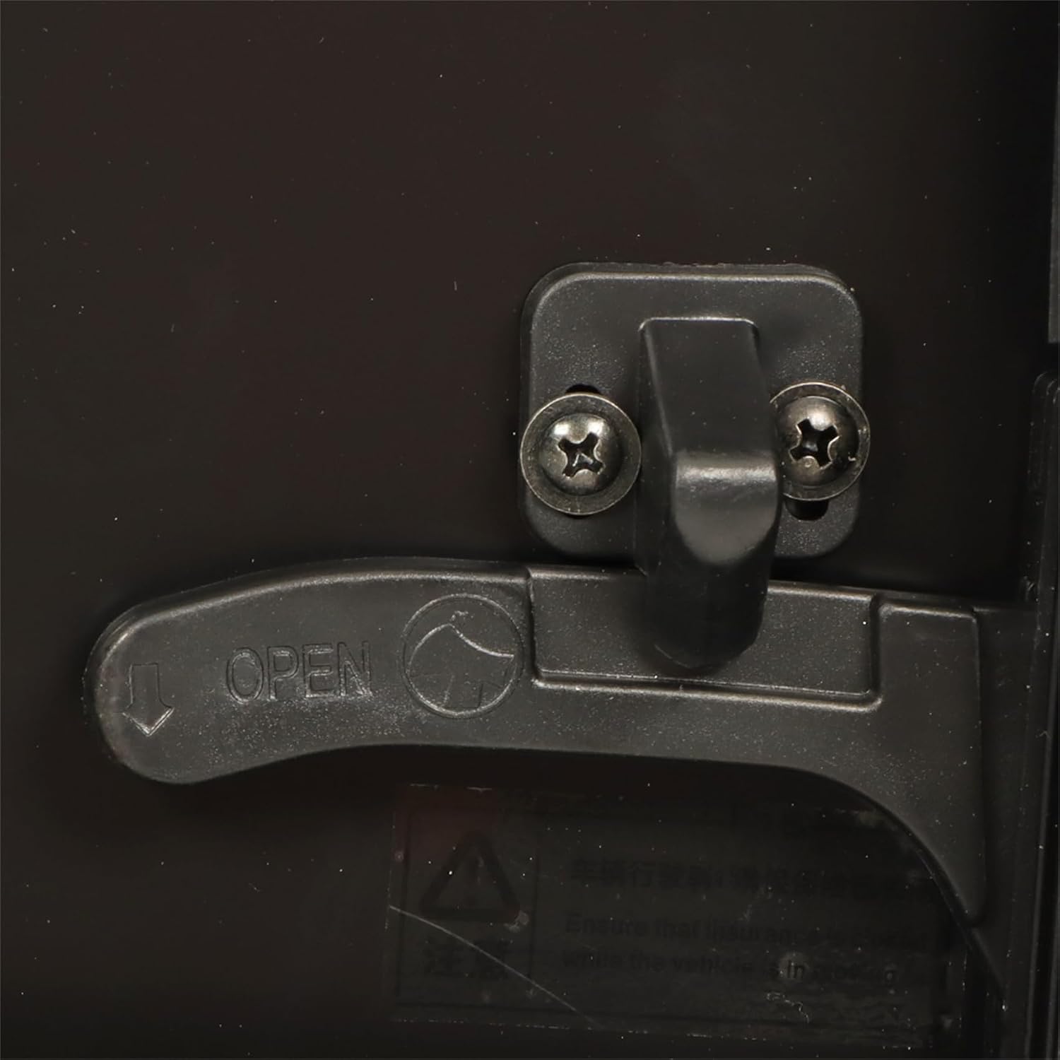 labwork 30(W) x 36(H) Passenger RV Entry Door with Radius Corners on Top and Square Bottom with Screen Door and Window Black