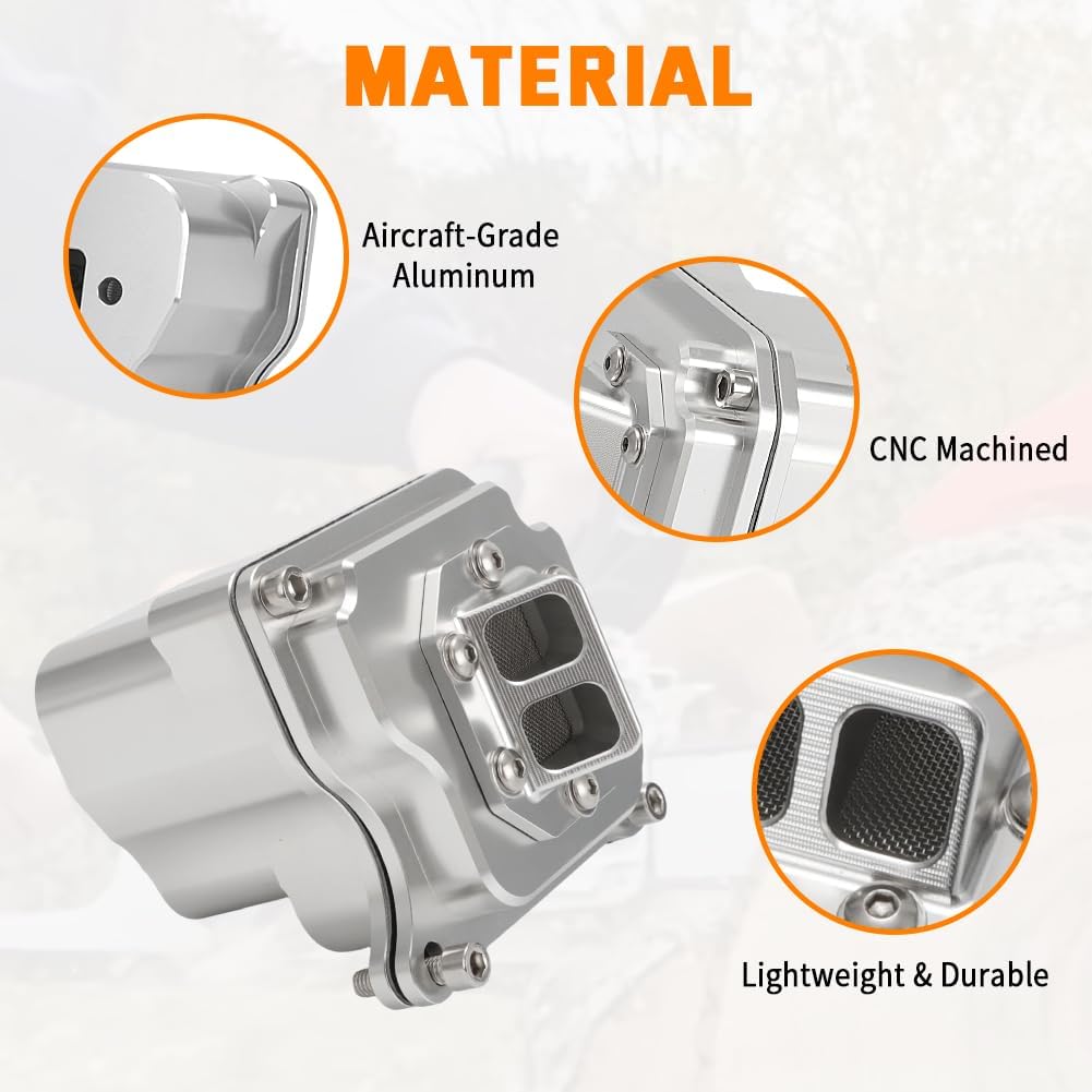 Chainsaw Muffler Kit Lightweight for Stihl MS261 MS261C Aluminum
