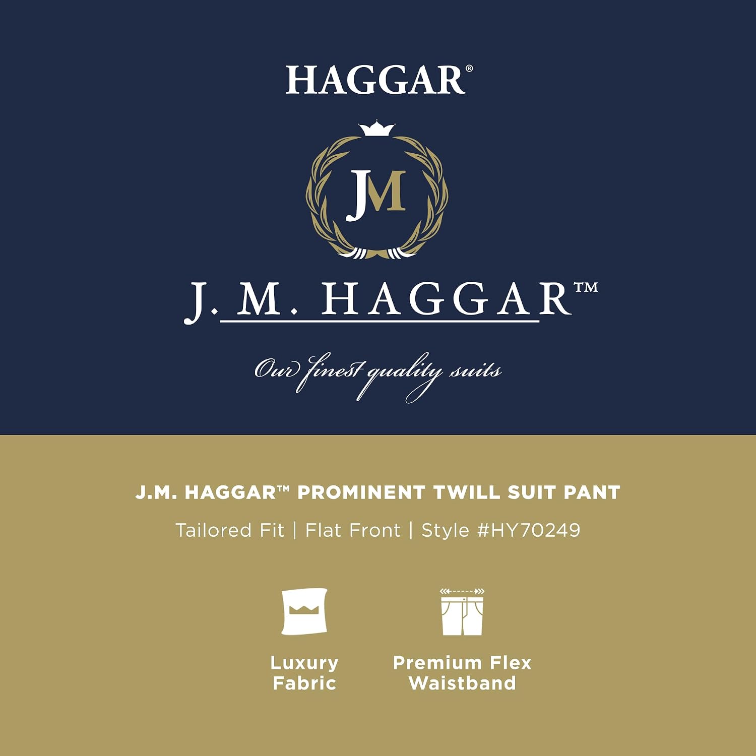 Haggar Men's Haggar Men's Jmh Premium Stretch Tailored Fit Suit Separates - Pants and Jackets