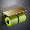 Bathroom Accessories Bathroom Shelf Towel Rack Paper Holder Toilet Brush Holder Towel Ranger Brushed Gold Brass Bath Hardware,Paper Holder C10