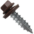 #14 Metal Roofing Screws: (1000) Screws x 1' Brown Hex Head Sheet Metal Roof Screw. Self Roofing Starting/Tapping Metal to woodsheet Metal Screws with EPDM Washer. for Corrugated