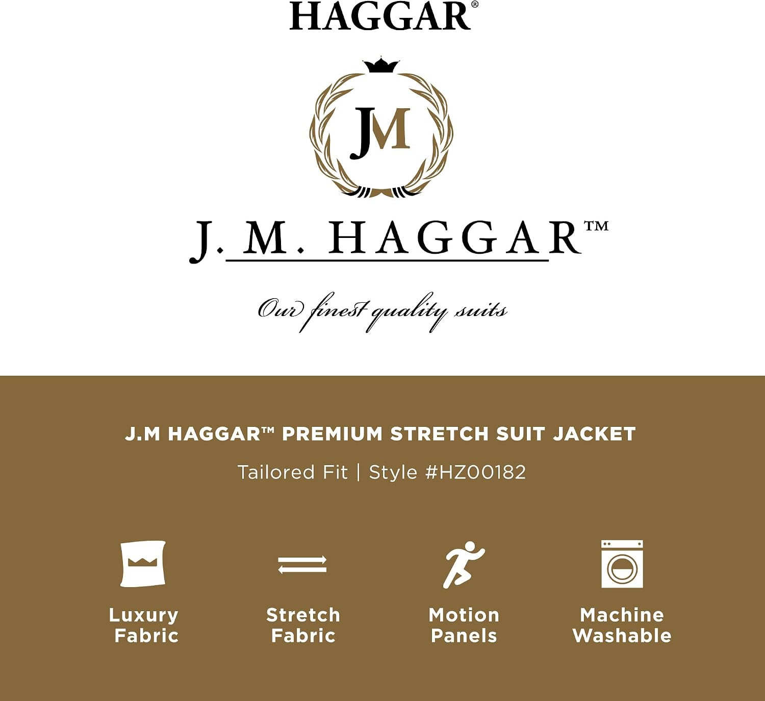 J.M. Haggar Premium Stretch Classic Fit Suit Separates - Pants & Jackets