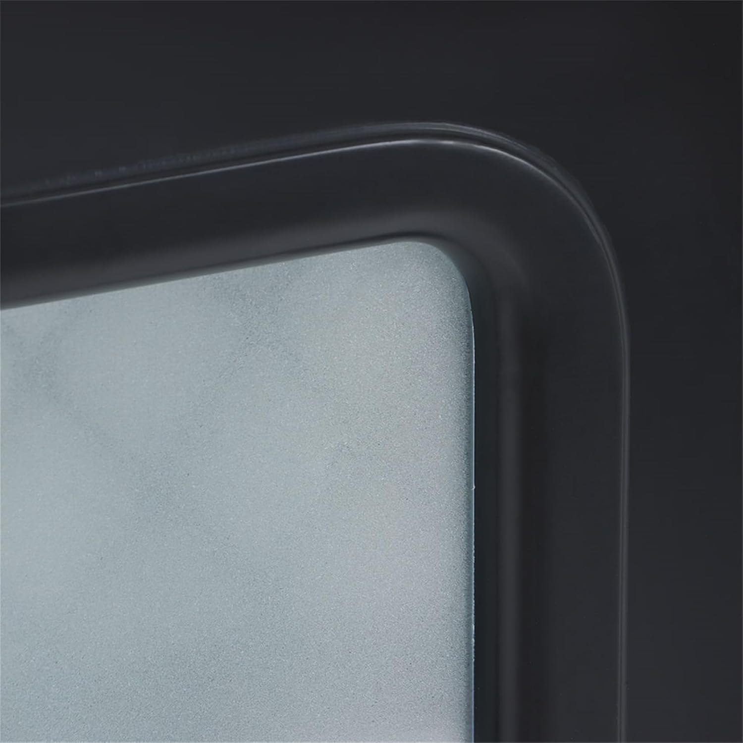 labwork Driver RV Entry Door with Radius Corners on Top and Square Bottom with Screen Door and Window 26(W) × 32(H) Black