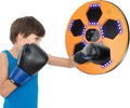 Music Punching, Home Music Boxing Machine, Boxing Machine Wall Mounted with LED, Electronic Boxing Trainer for Home Exercise Stress Release Boxing Game (Orange)