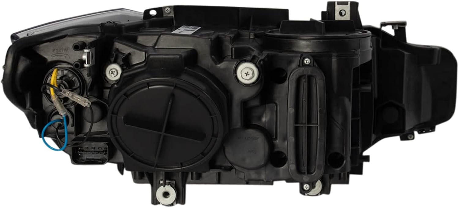 TRQ 2 Piece Headlight Assembly Set Performance Halogen Driver & Passenger Side Compatible with BWM 328i 335i 2012-2015 BM2502169 BM2503169