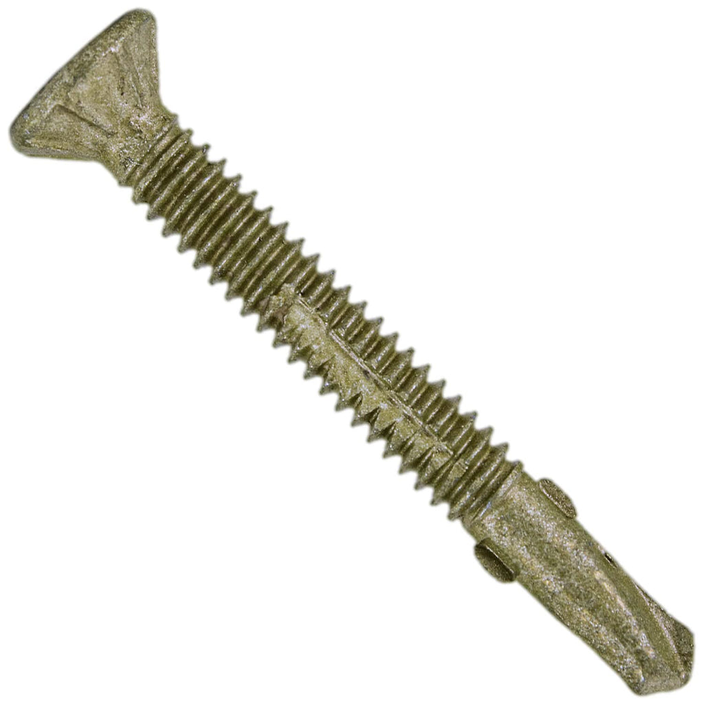 Jake Sales #10x1-5/8 Reamer Tek Torx/Star Head Self-Drilling Wood to Metal Screws - for Flatbeds, Trailers or Fastening Wood to Steel -T-25 Torx Screw Head (Full Box 4000 Screw Count)