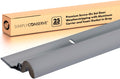 Simply Conserve Premium Screw-On Set Door Weatherstripping with Aluminum Carrier and Foam Gasket in Gray KC600-G