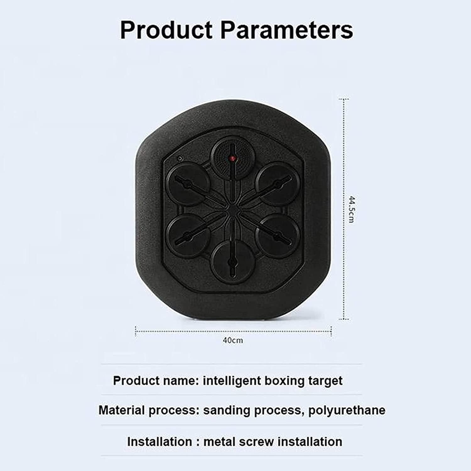 Boxing Machine Wall Mounted with Boxing Gloves, Home Wall Mount Music Boxer, Boxing Training Devices for Kids and Adults Home Gym