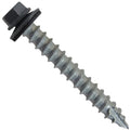 #14 Metal Roofing Screws: (500) Screws x 2' FAB. Charcoal Hex Head Sheet Metal Roof Screw. Self Starting/Tapping Metal to woodsheet Metal siding Screws - EPDM Washer. for Corrugated Roofing