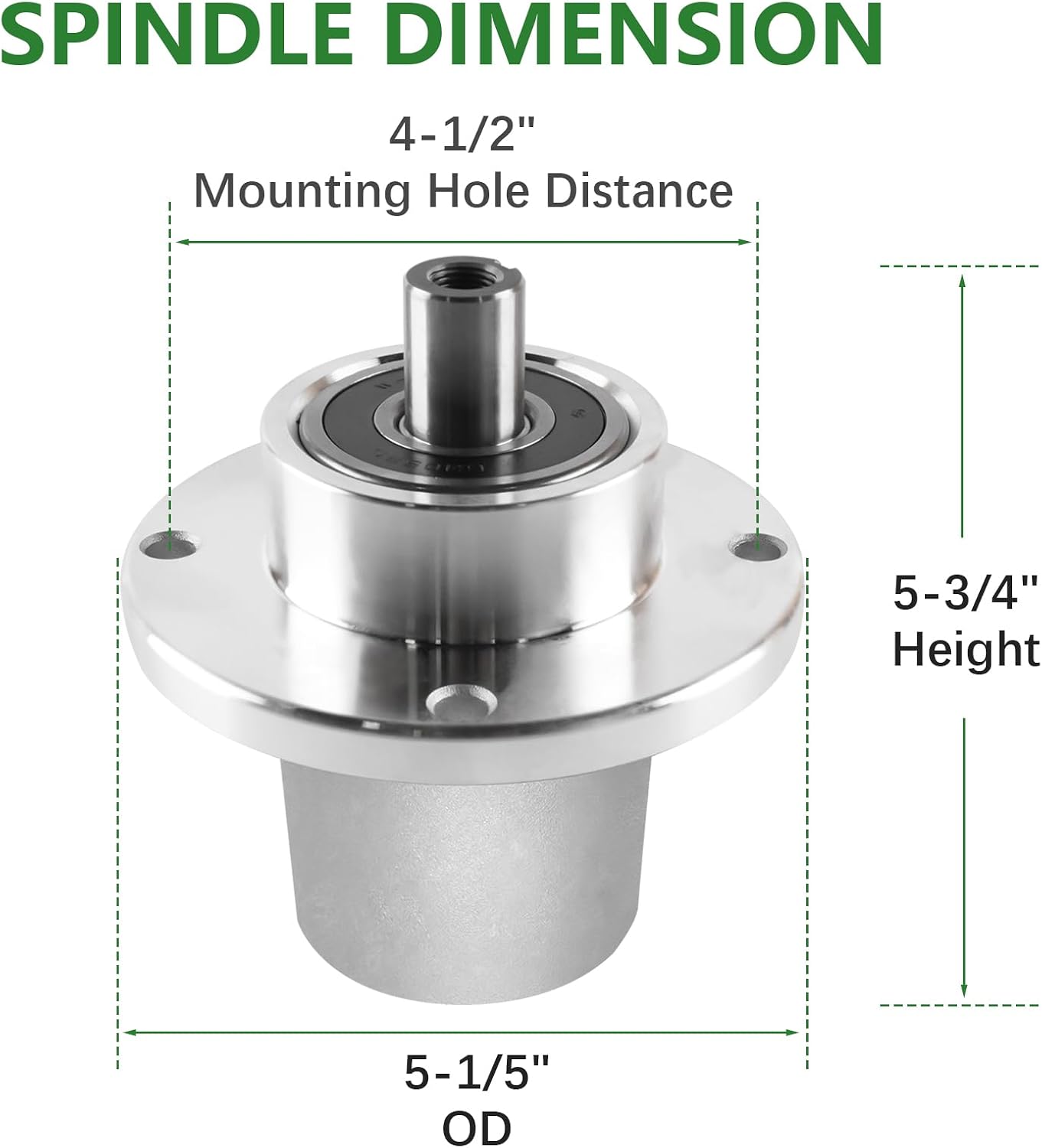 54 inch Mower Deck Rebuild Kit for Bad Boy MZ Magnum Include 3 Spindle 037-2000-00 037-2050-00, 3 Blade 038-0003-00, 3 Pulley 033-4890-00