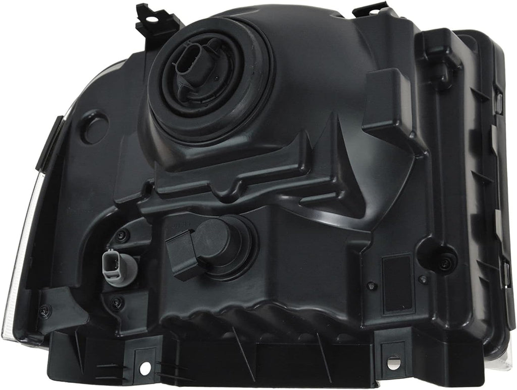 TRQ 2 Piece Headlight Assembly Set Driver & Passenger Side Compatible with F250 Super Duty F350 Super Duty 2005-2007 Harley-Davidson Edition FO2502224 FO2503224 6C3Z13008CB 6C3Z13008DB