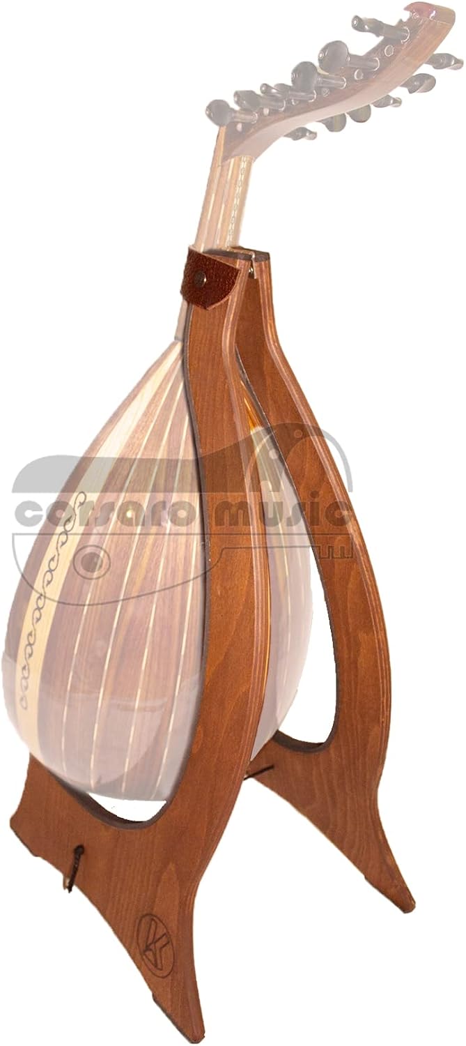 Walnut Stand for Ouds Elegant Portable & Foldable (Fits all Turkish and Arabic Ouds)