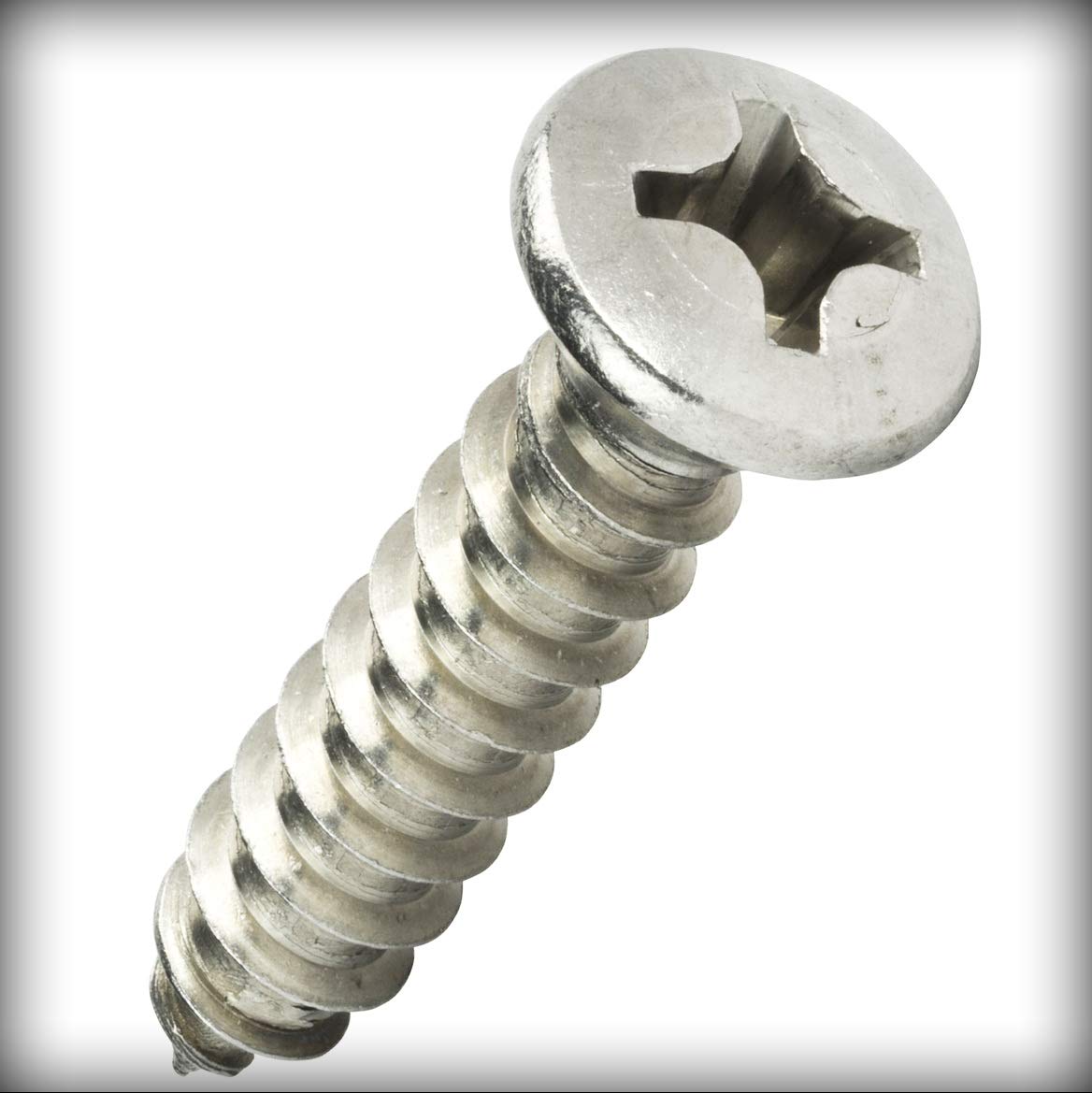 New Pack of 1000 Pcs #8 x 3/4' inch Self Tapping Sheet Metal Machine Screws Kit Oval Head Stainless Steel Set Warranity by Pr-Merchant