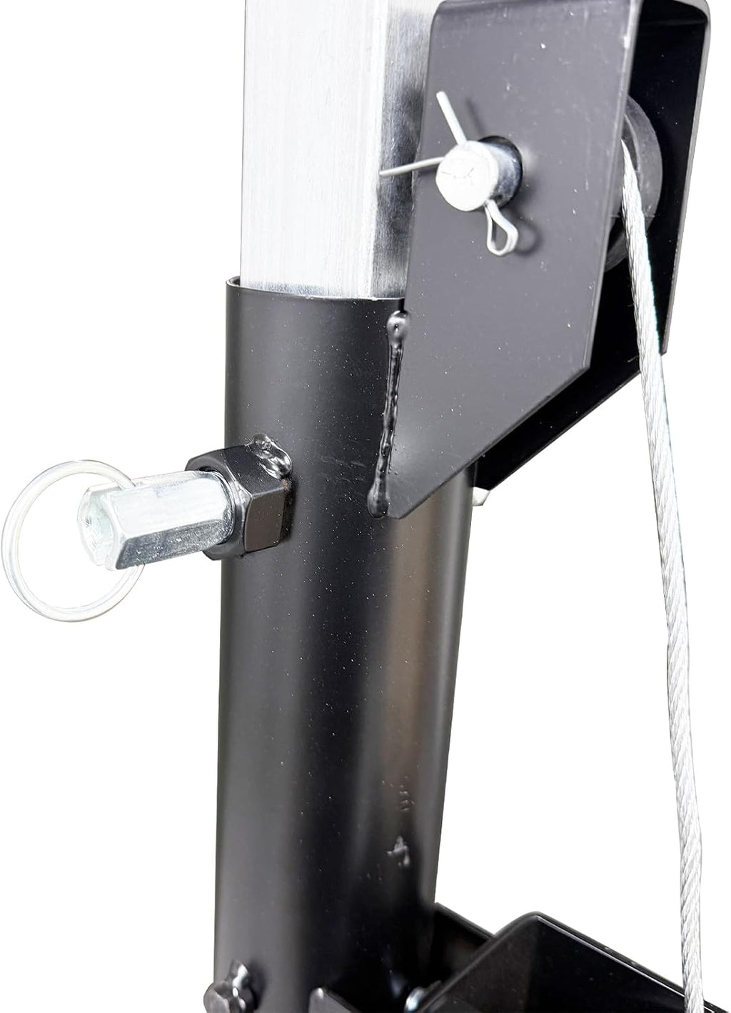 TECHTONGDA Light Trussing Stand 176LB Load Capacity DJ Light Stand, Crank Lighting Stand Speaker Truss, 5.91-13.12 FT Adjustable Height, Portable Music Equipment for Bands Clubs Stages