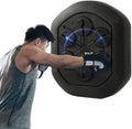 Music Boxing Machine, Boxinghine Wall Mounted Training Boxing Mat Electronic Portable Indoor Fitness Boxing Equipment Strength Tester for Children and Adults Stress Release