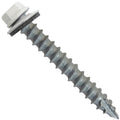 #14 Metal Roofing Screws: (500) Screws x 2' Bone White Hex Head Sheet Metal Roof Screw. Self Starting/Tapping Metal to woodsheet Metal siding Screws with EPDM Washer. for Corrugated Roofing