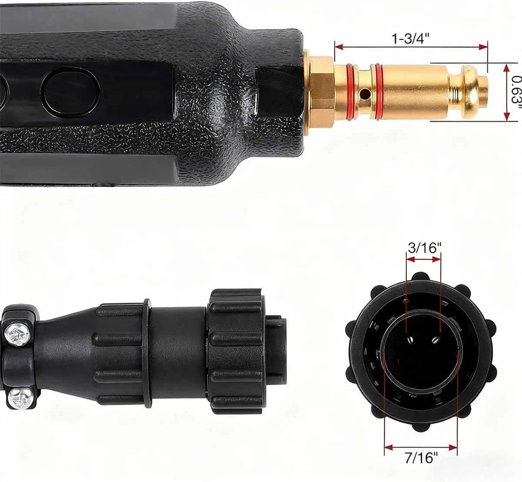 Heavy Duty 250A Mig Welding Gun 10ft Replace Lincoln Magnum PRO 250L K4530-2 K4530-1 K3081-1 fits Lincoln Electric POWER MIG 216/255xt/256/260/262p/262mp Mig Welder
