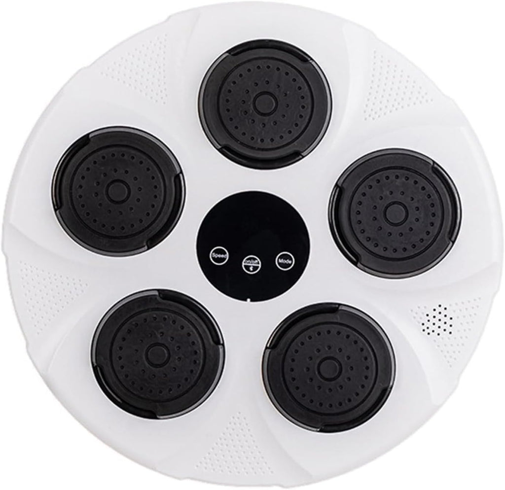 Music Punching, Home Music Boxing Machine Smart Music Boxing Machine Wall Mounted Boxing Machine, Boxing Training Punching Equipment (White)