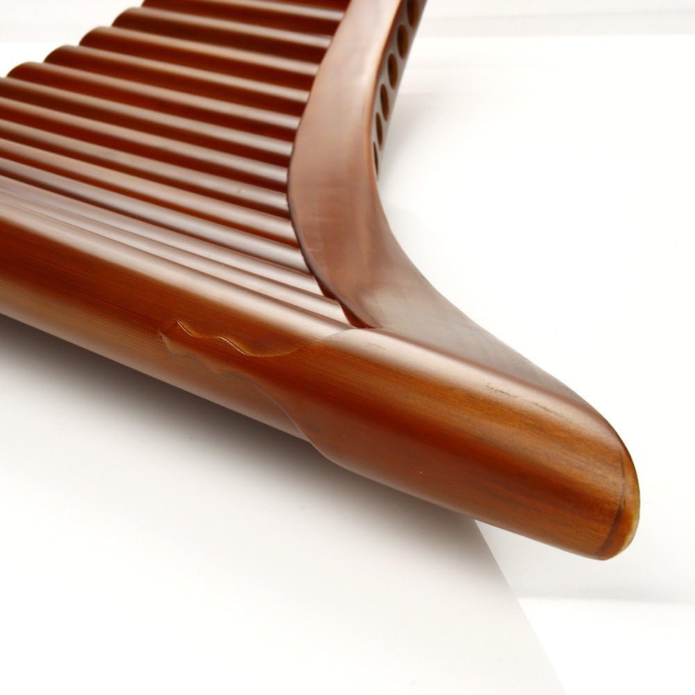 25 Pipes C Key Pan Flute Chinese Traditional Musical Instrument Pan Pipes Easy to Learn (Left Hand)