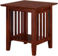 AFI, Mission End Table, Walnut