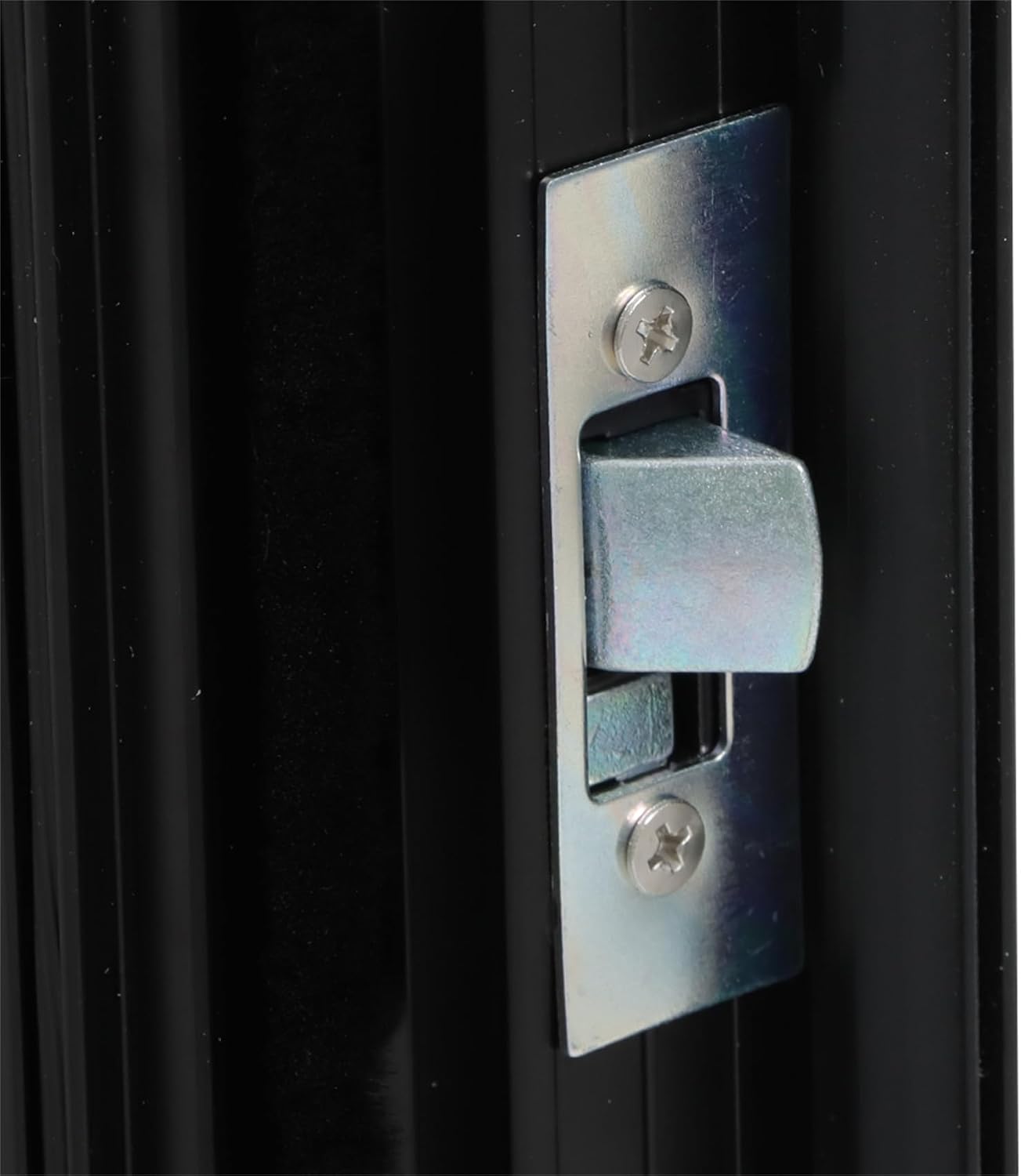 labwork 30(W) x 36(H) Passenger RV Entry Door with Radius Corners on Top and Square Bottom with Screen Door and Window Black