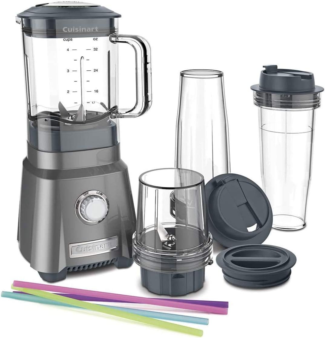 Cuisinart CPB-380P1 Hurricane Compact Juicing Blender, Gunmetal