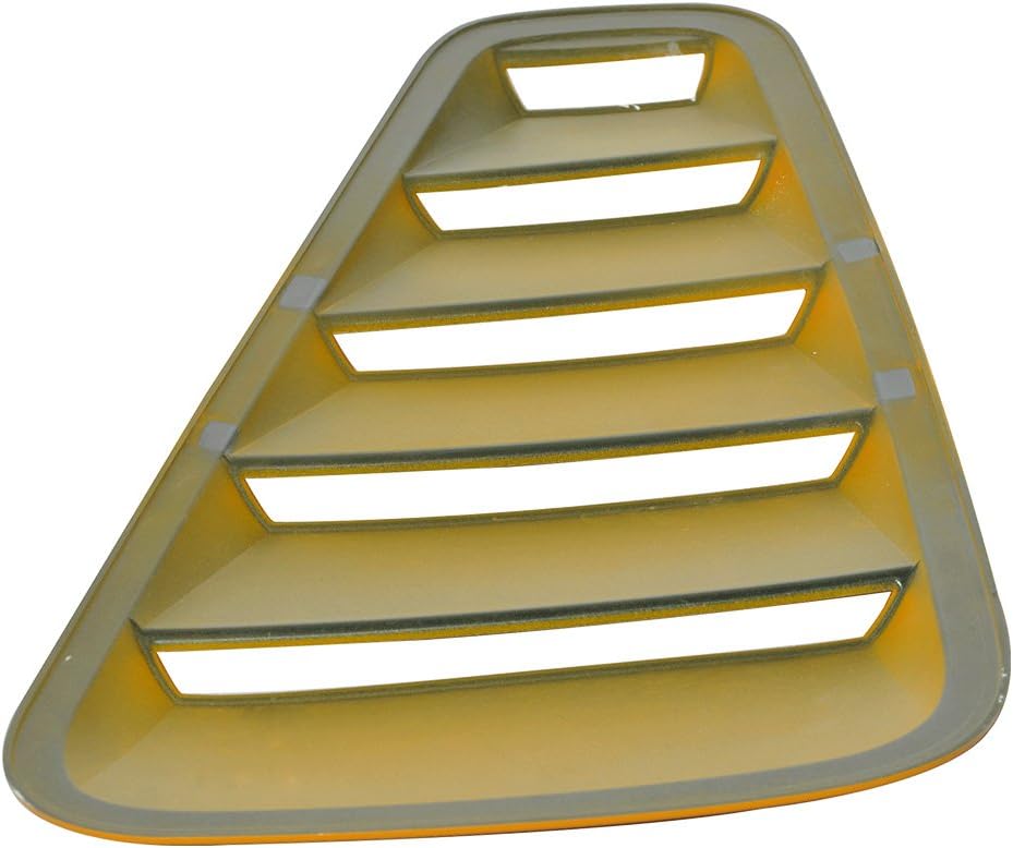 Pre Painted Window Delete Panels Compatible with 2005-2009 Ford Mustang V6, Factory Style Valencia #U3 ABS Plastic Sun Rain Shade Guard Wind Vent Air Deflector by IKON MOTORSPORTS, 2006 2007 2008