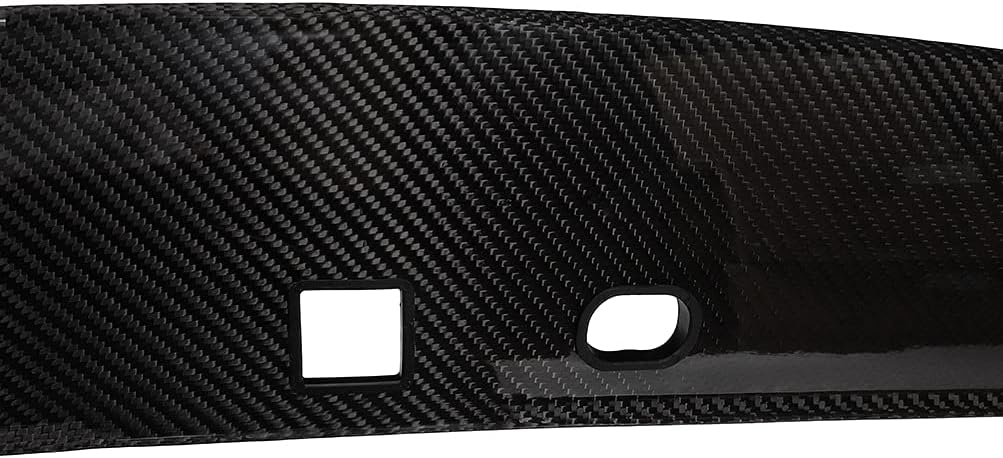 SCITOO Rear Spoiler Wing for Infiniti G37 G25 Sedan 2007-2013, Carbon Fibre Look Trunk Lip Spoiler Wing Black