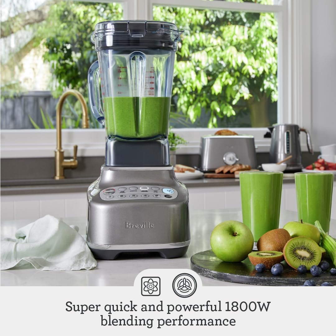 Breville BBL820SHY Q Home Blender, Smoked Hickory