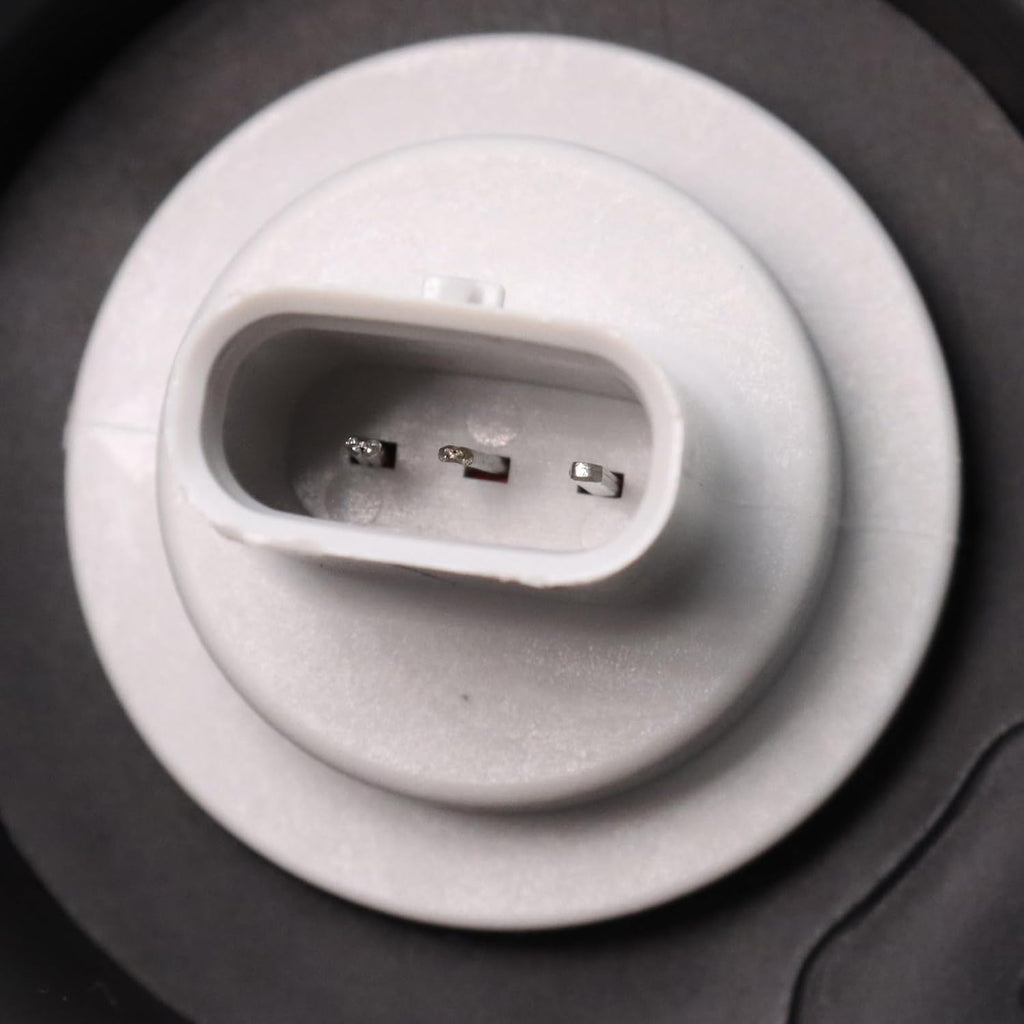 TRQ Driver and Passenger Side Headlight Assembly Set Compatible with 21-24 Dodge Durango with Chrome Bezel with Standard Headlights