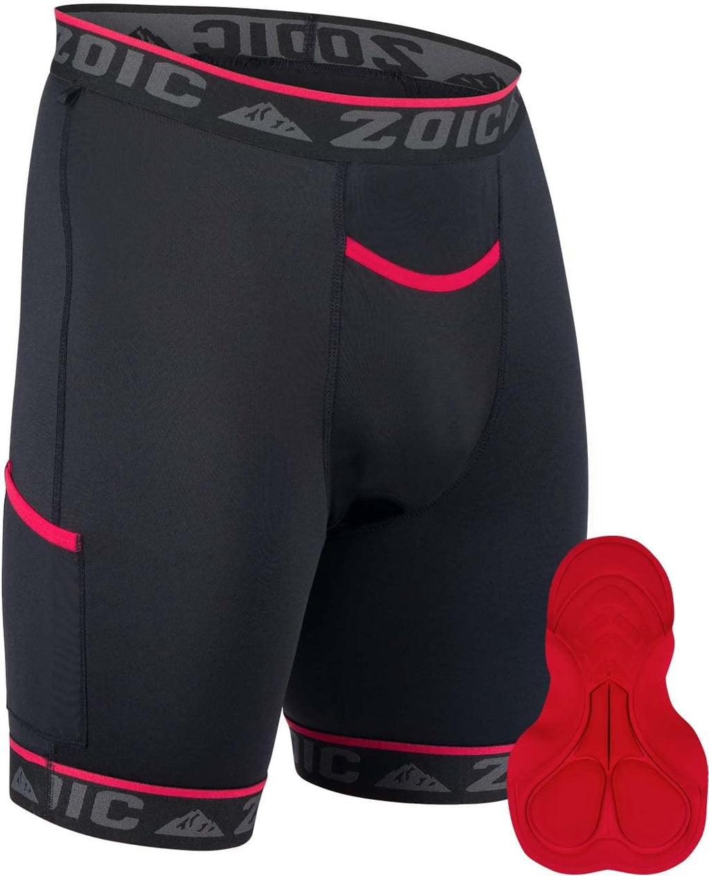 ZOIC Ether 9' Men's Mountain Biking Shorts w/Essential Liner - Durable, Stretch Fabric, Trail Fit - Cycling, Bike Riding