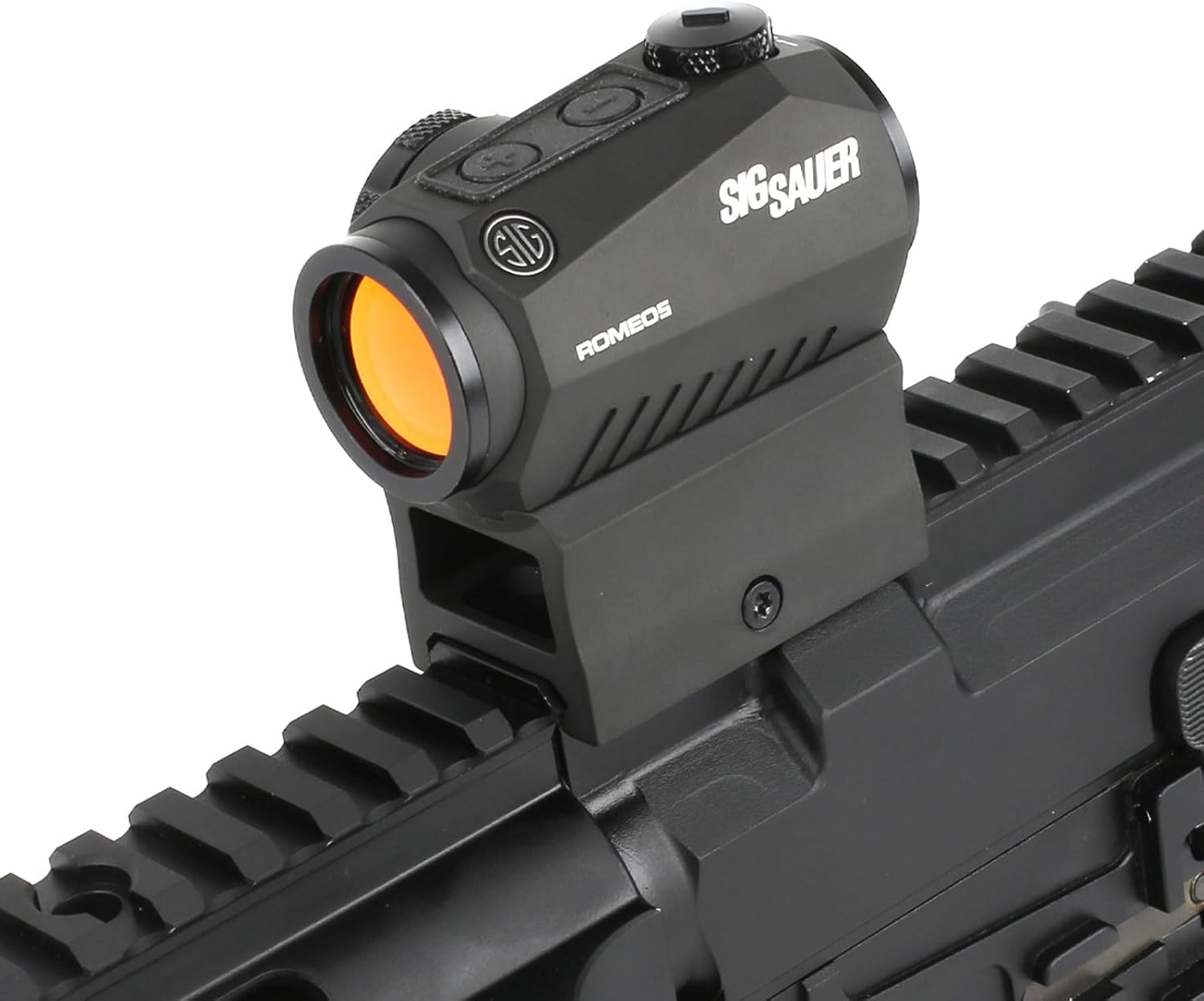 SIG SAUER ROMEO5 GEN I & GEN II 2 MOA Dot Sight - 1x20mm Compact Durable IPX-7 Waterproof Shooting Rifle Sight with Parallax-Free Optical Design & 12 Illumination Settings
