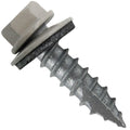 #14 Metal Roofing Screws: (1000) Screws x 1' ASH Gray Hex Head Sheet Metal Roof Screw. Self Starting/Tapping Metal to Wood Sheet Metal Screws with EPDM Washer. for Corrugated Roofing