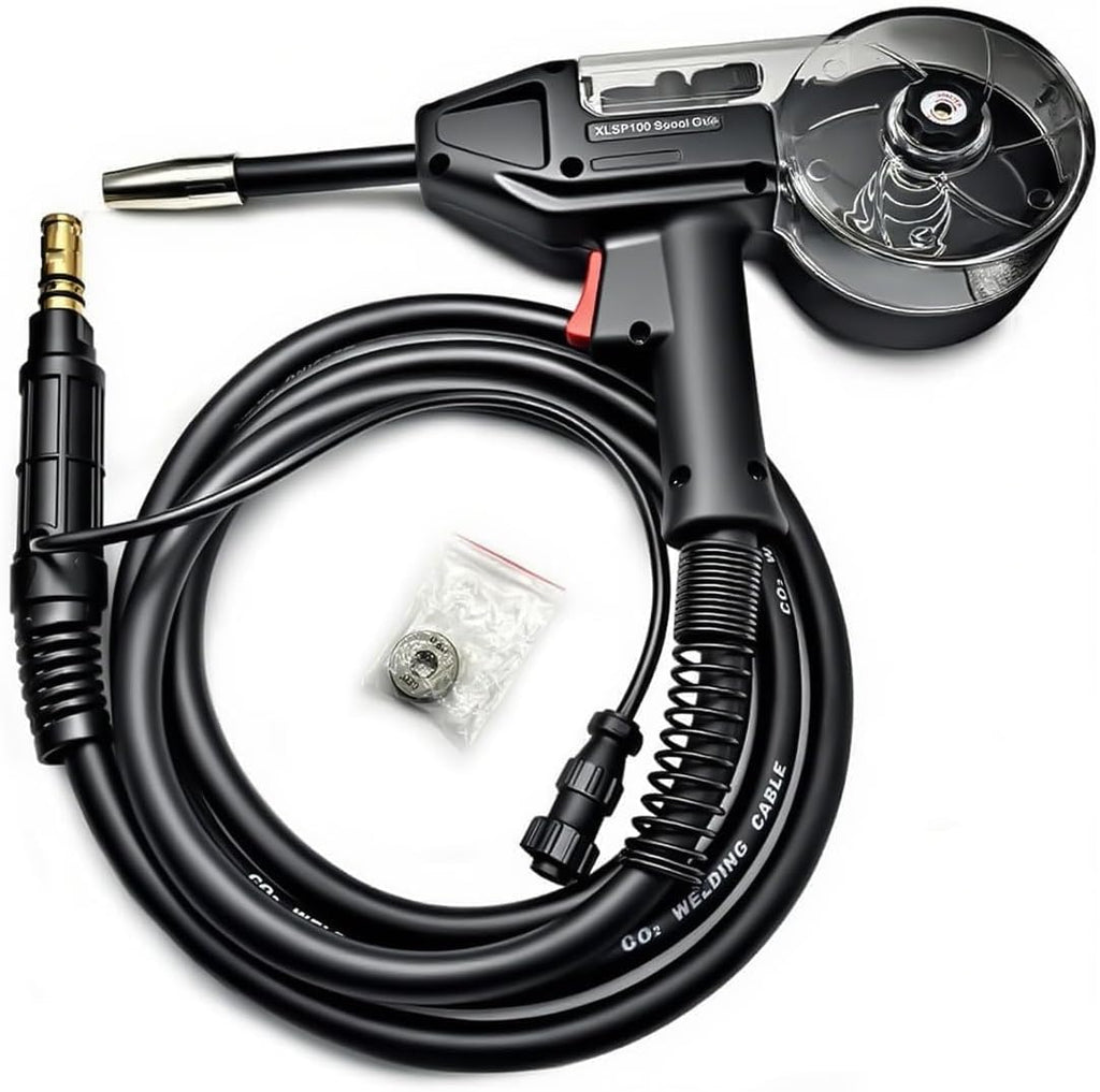 10ft 150A Spool Gun 4Pin Replace Magnum PRO 100SG K3269-1 K2532-1, Compatible with Lincoln POWER MIG 216/210MP,POWER MIG 140C/180C /180Dual,SP-140T/180T Welder