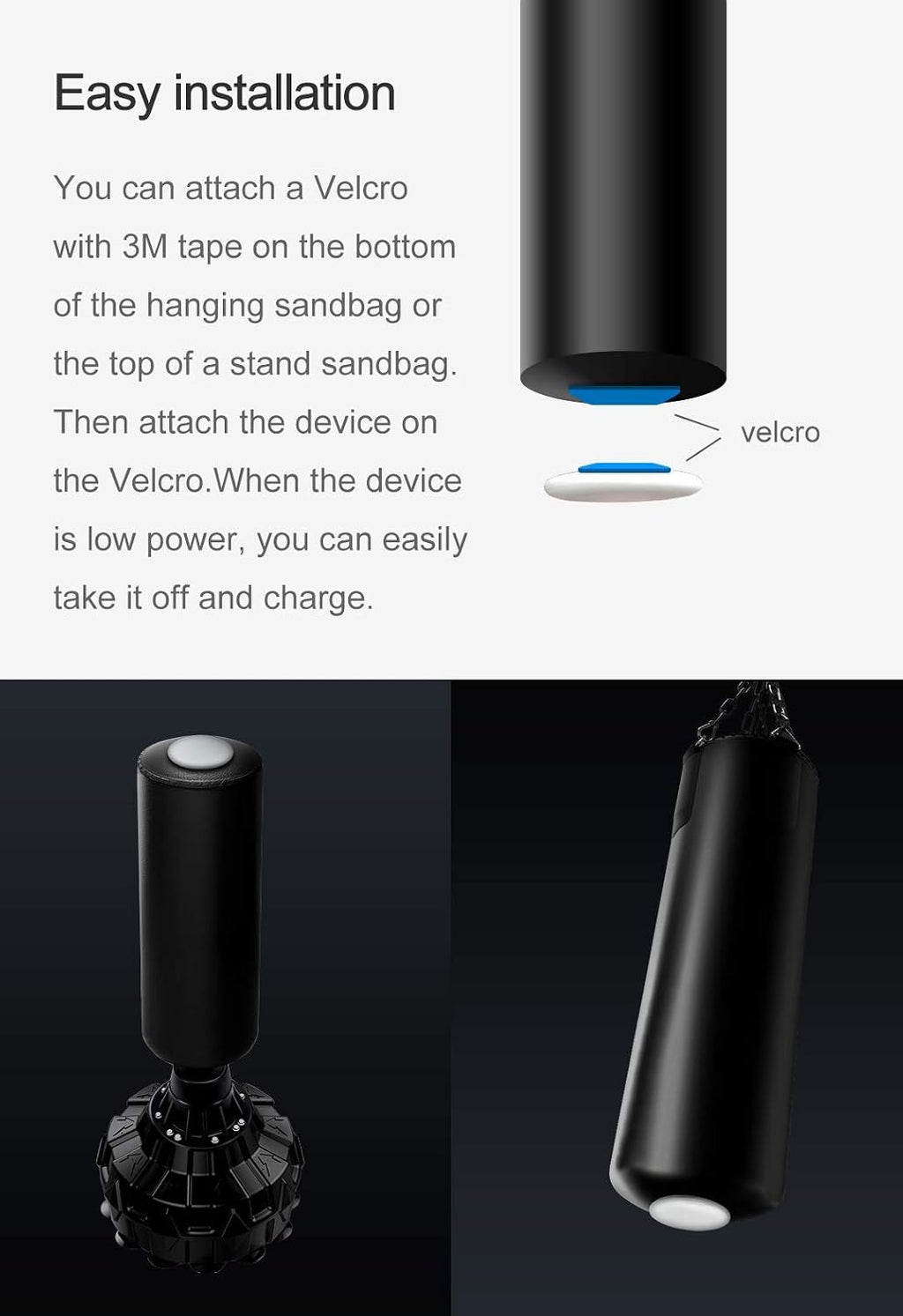 Smart Force Tracker Punching Bag Power Meter Speed Test Boxing Kick Sensor Dynamometer Training Strike striketec PIQ