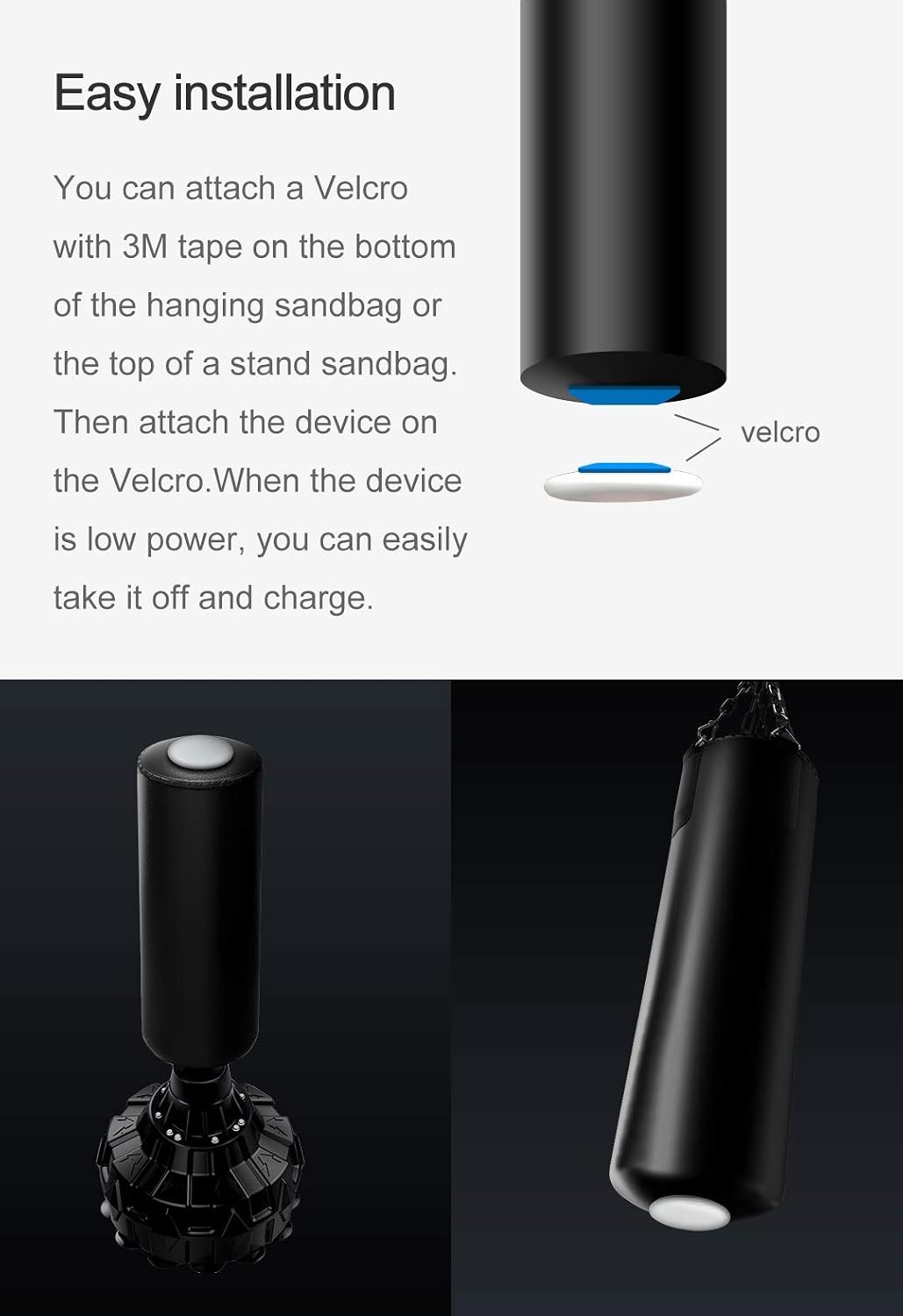 Smart Force Tracker Punching Bag Power Meter Speed Test Boxing Kick Sensor Dynamometer Training Strike striketec PIQ