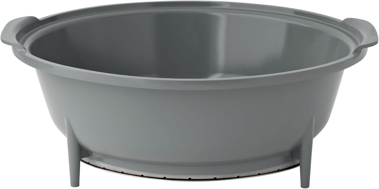 Electric Skillet with Detachable Handle, 3.5-Liter Ceramic Nonstick Frying Pan for One-Pot Meals