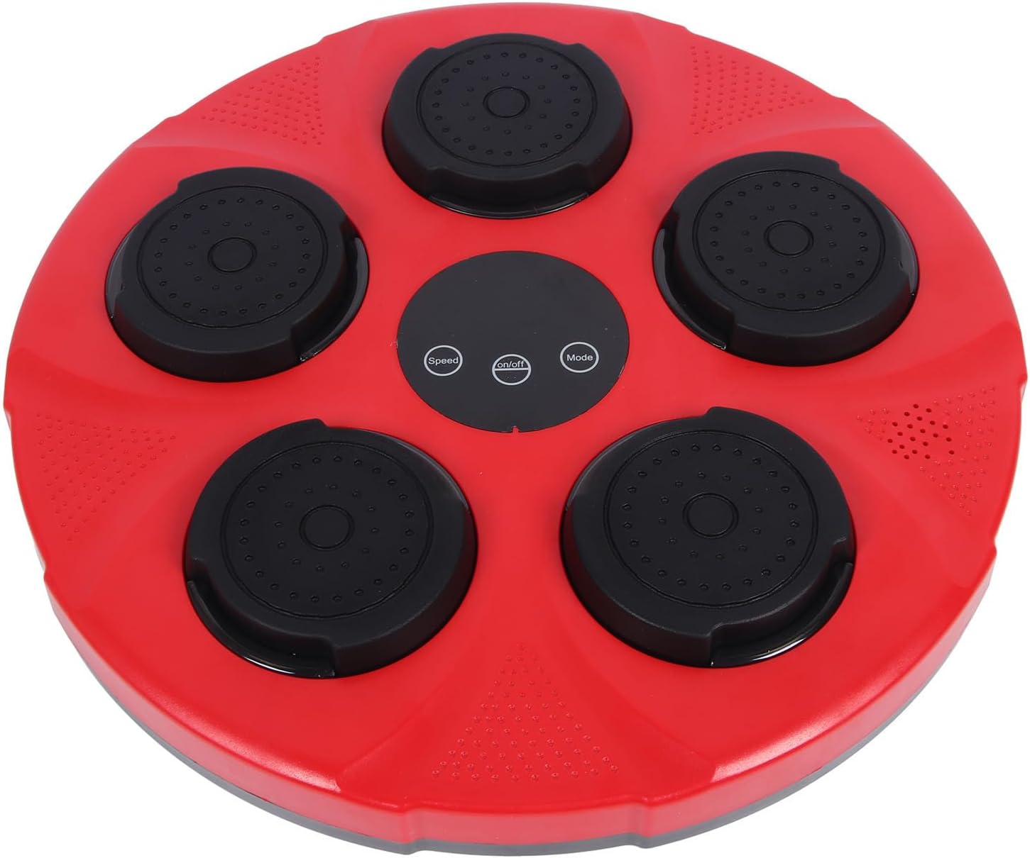 Music Boxing Machine, Anti Impact 2000mAh Electronic Punching Pad Machine Flash Effect Wall Mounted for Indoor for Kids Adults (Red)