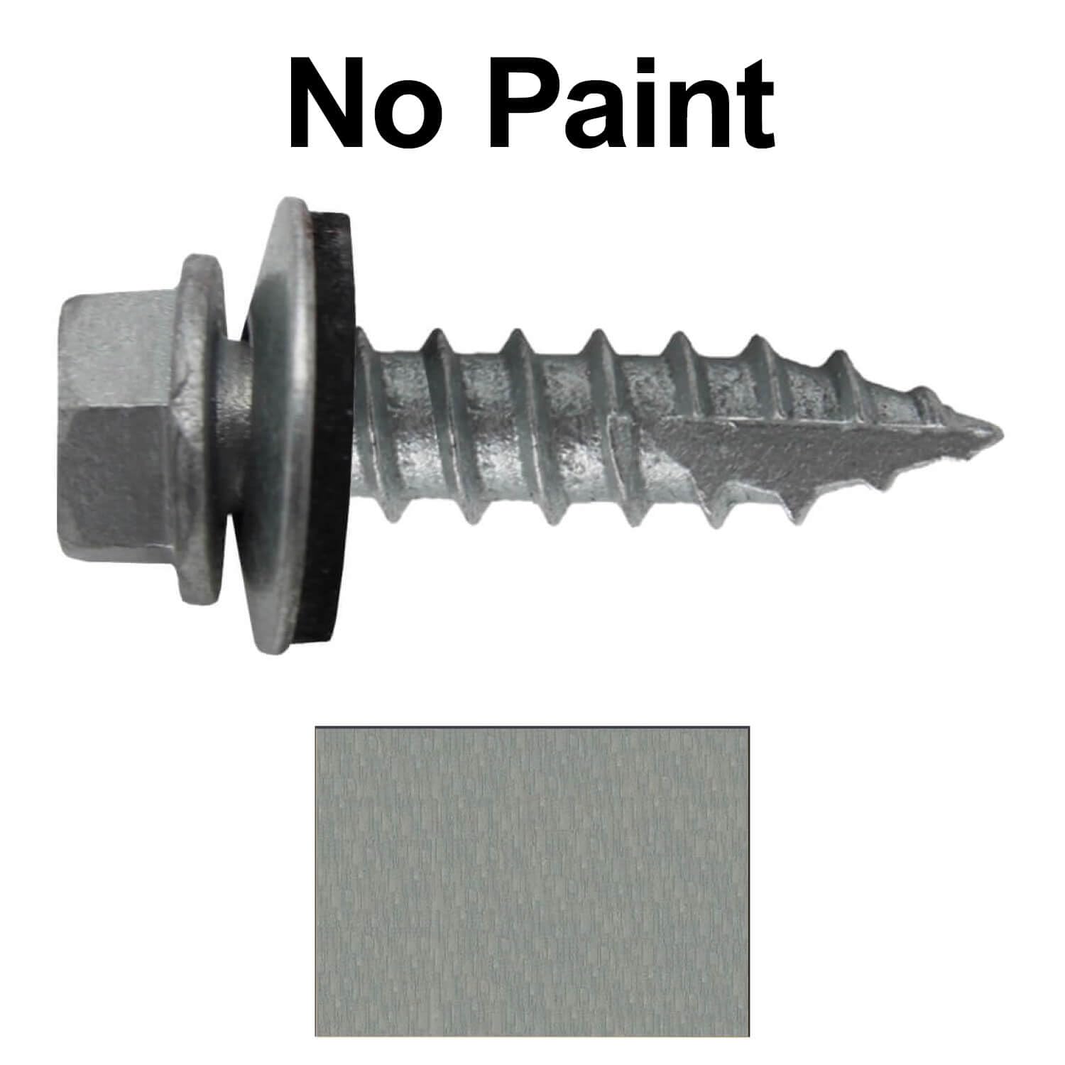 #14 Metal Roofing Screws: (1000) Screws x 1' Galvanized Hex Head Sheet Metal Roof Screw. Self Starting Metal to Wood Sheet Metal Screws with EPDM Washer. for Corrugated Roofing
