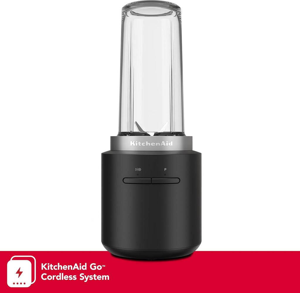 KitchenAid Go™ Cordless Personal Blender - battery included, KSBR256, Black Matte