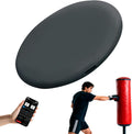 Real-Time Punch Power Tracker with 200H Runtime | Smart Boxing Sensor with App | Voice Feedback & Data Charts for Heavy Punching Bags, Boxing & Kickboxing Black