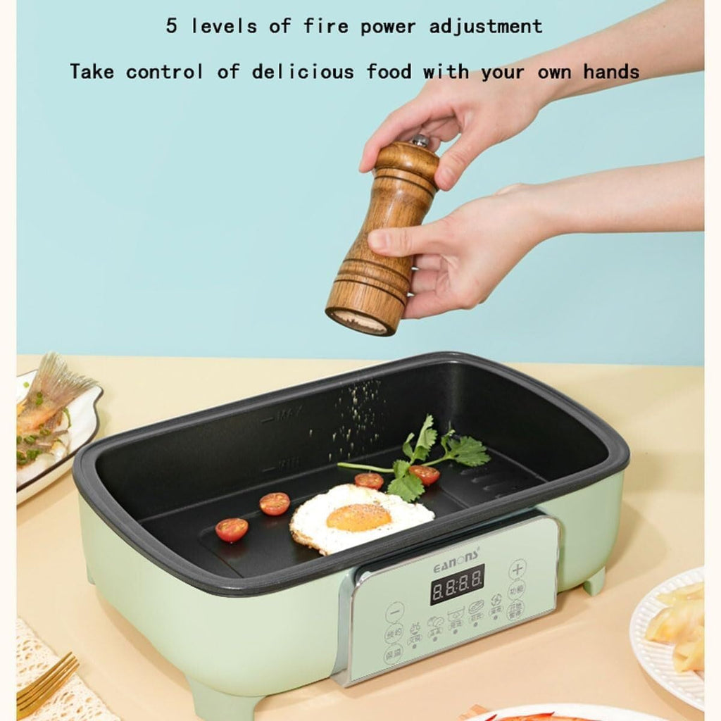 26L Food Steamer with 2-Tier Touch Display, 12-Hour Timer, 6 Cooking Modes, Removable Pot - Ideal for Meat, Dumplings, Vegetables - Healthy Meal Prep