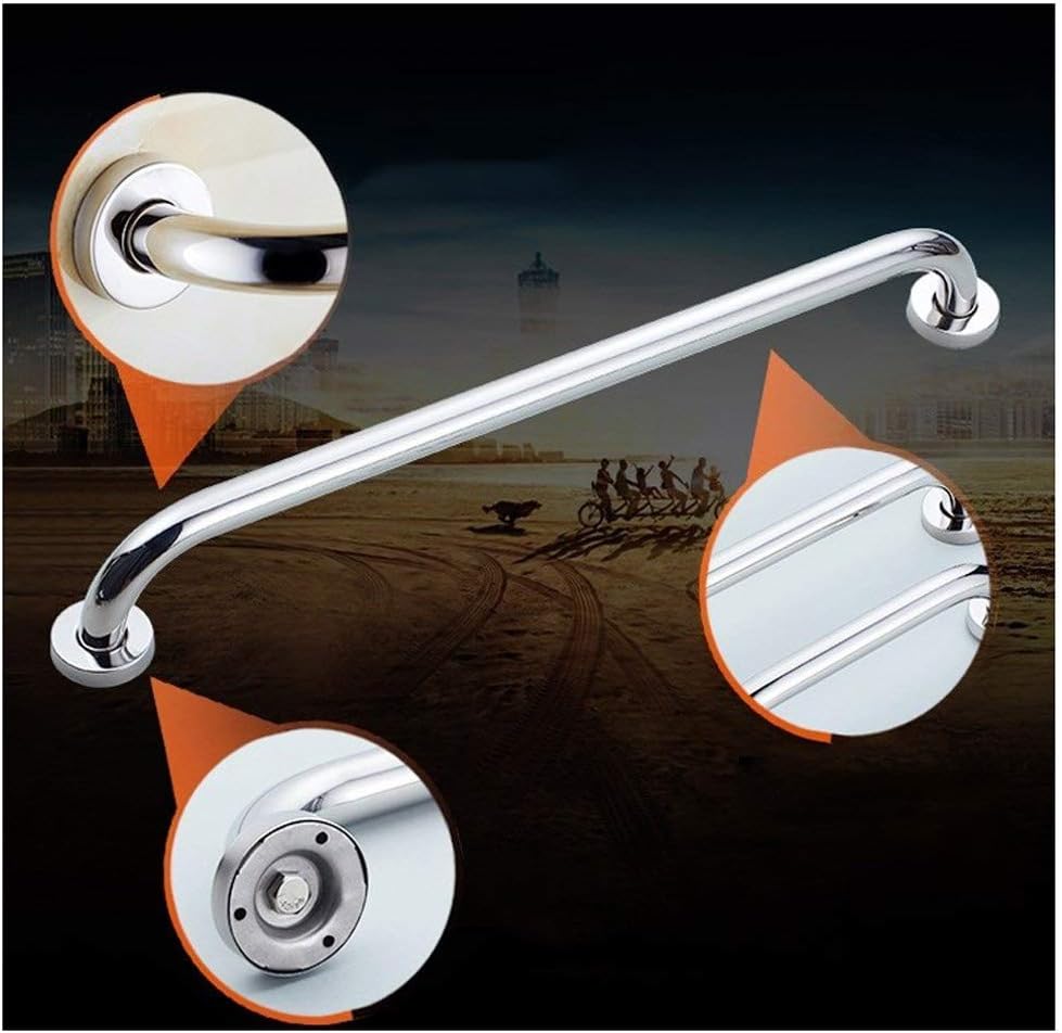 Grab Rails for Bathroom Handrails, Grab Bar,Shower Wall-Mounted Handrail, Support Armrest, Elderly Disabled Child Bathing Handle,83Cm,63cm-