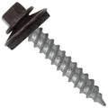 Metal Roofing Screw: (250) 12 x 1-1/2' DARK BROWN Hex ReGrip Sheet Metal Roof Screw. Sharp Point metal to wood siding screws. 5/8' EPDM washer.