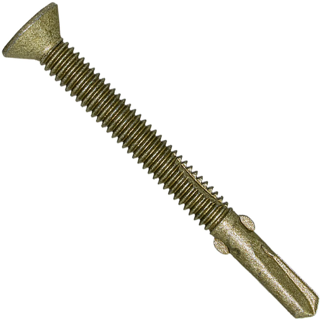 Jake Sales #14x2-3/4 Reamer Tek Torx/Star Head Self-Drilling Wood to Metal Screws - for Flatbeds, Trailers or Fastening Wood to Steel - T-30 Torx Screw Head (Full Box 1100 Screw Count)