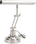 PUSOKEI Piano Light, Retro Lamp Bankers Lamp, 2700K, Touch Dimmable Music Stand Light Retro Piano Lamp for Reading Piano Bedside, Eye Guard Double Lamp Arm Design (US Plug)